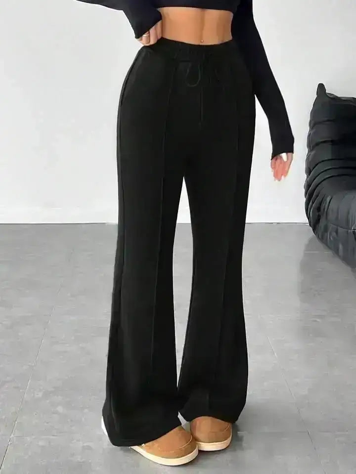 LT1K Front-Seam Flare Trouser.(Perfect For All Season)