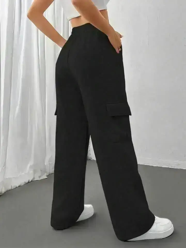 LT1K Cargo Wide-Leg Trouser.(Perfect For All Season)