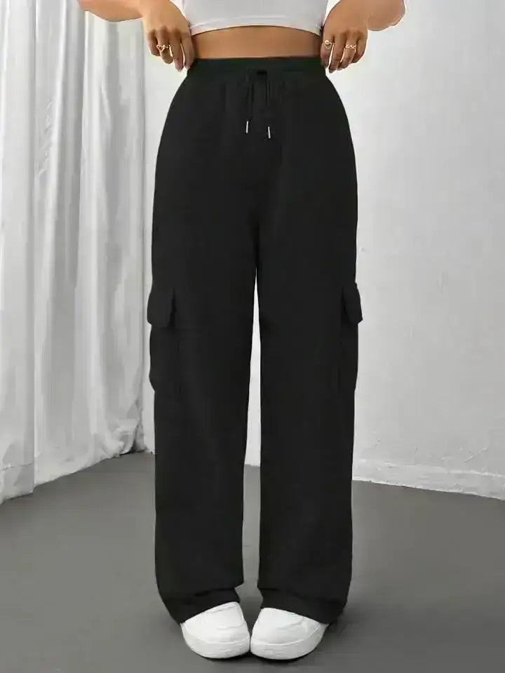 LT1K Pure Black Cargo Trouser (Made For Summer) - lessthan1thousand