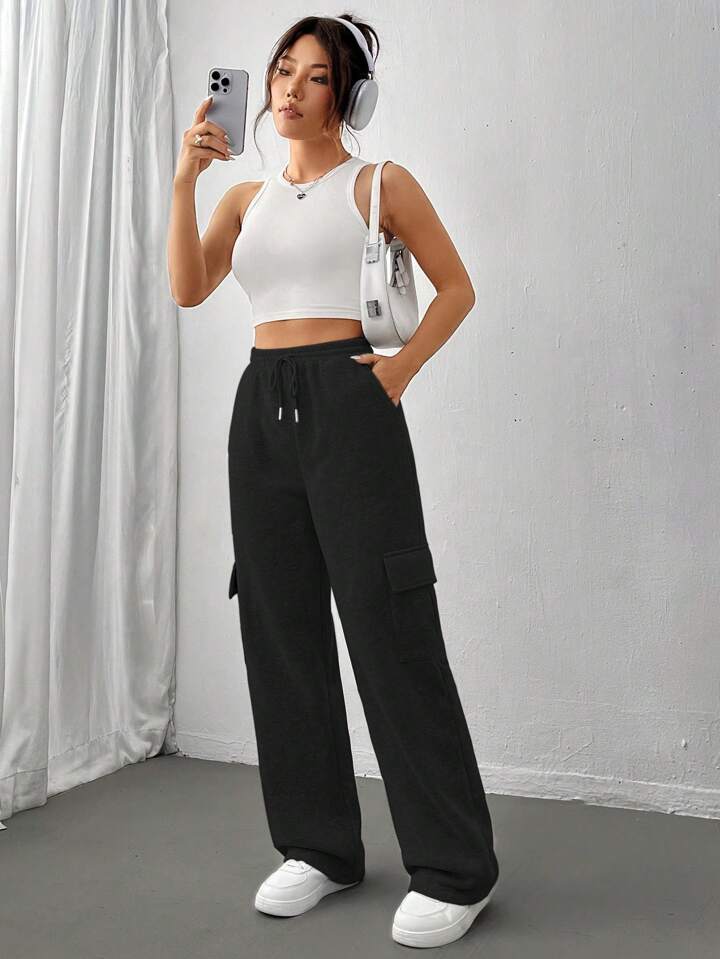 LT1K Pure Black Cargo Trouser (Made For Summer)