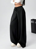 LT1K Pure Black Wide-Leg Trouser (Made For Summer). - lessthan1thousand