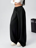 LT1K Pure Black Wide-Leg Trouser (Made For Summer).