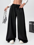 LT1K Pure Black Wide-Leg Trouser (Made For Summer). - lessthan1thousand