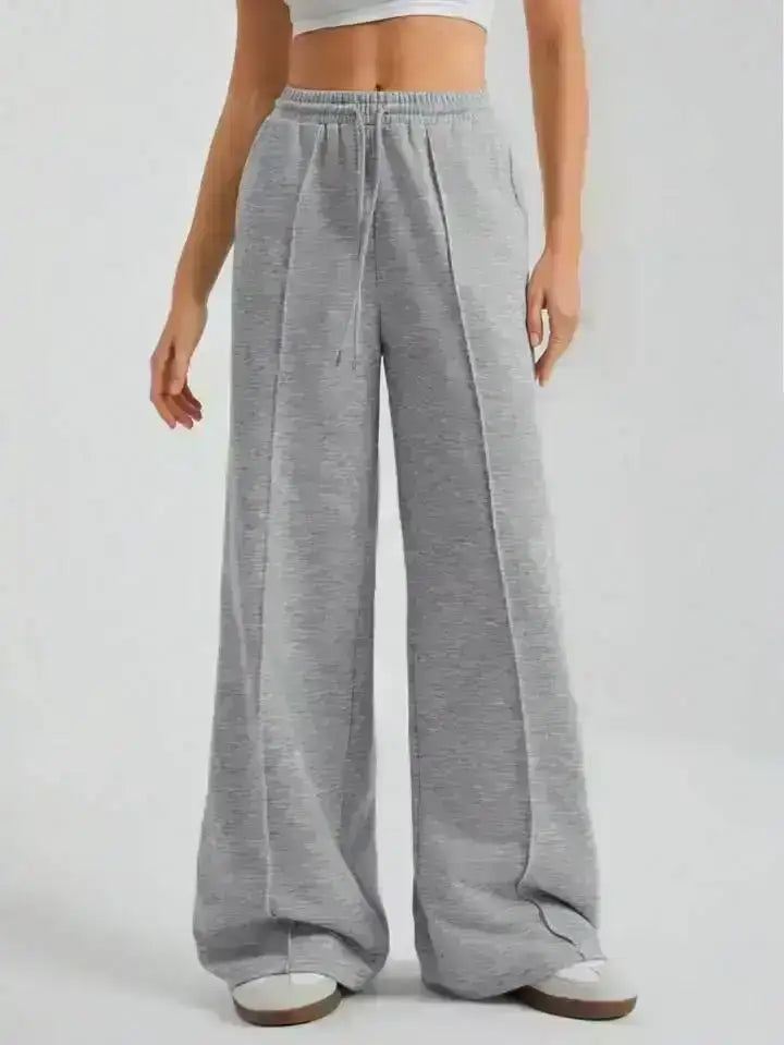 LT1K Front-Seam Wide-Leg Trouser.(Perfect For All Season)