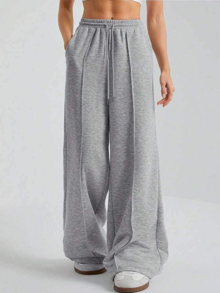 LT1K Front-Seam Wide-Leg Trouser.(Perfect For All Season)
