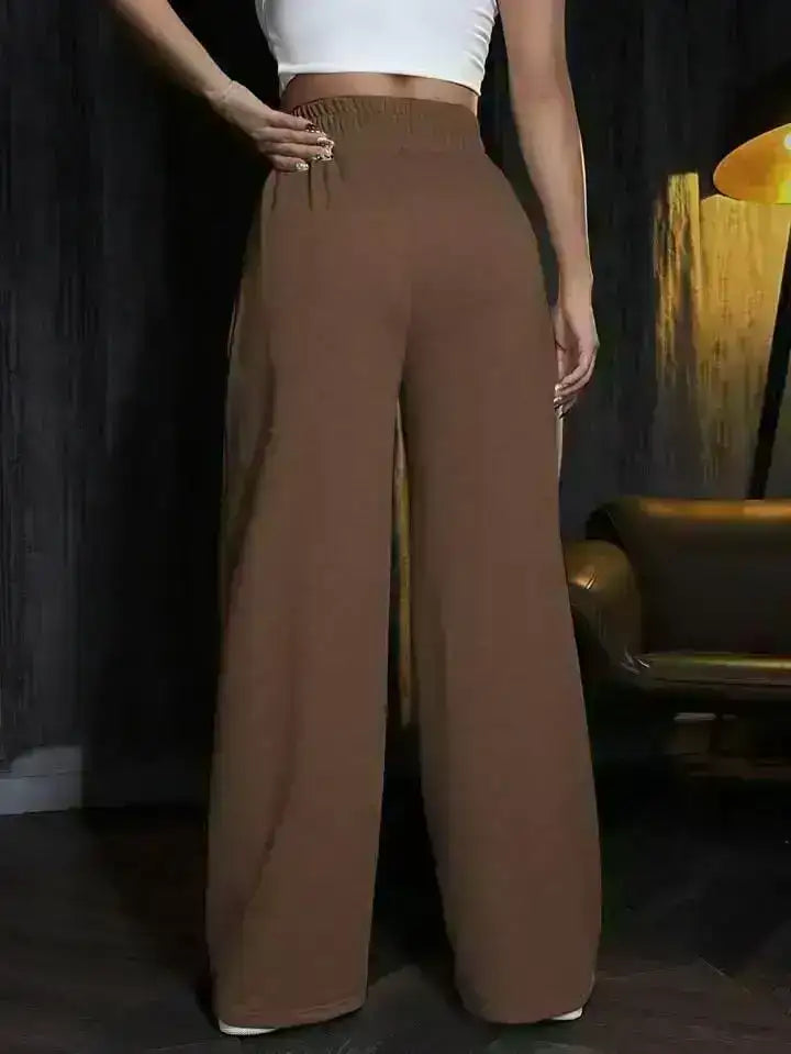 LT1K Front-Seam Wide-Leg Trouser.(Perfect For All Season)