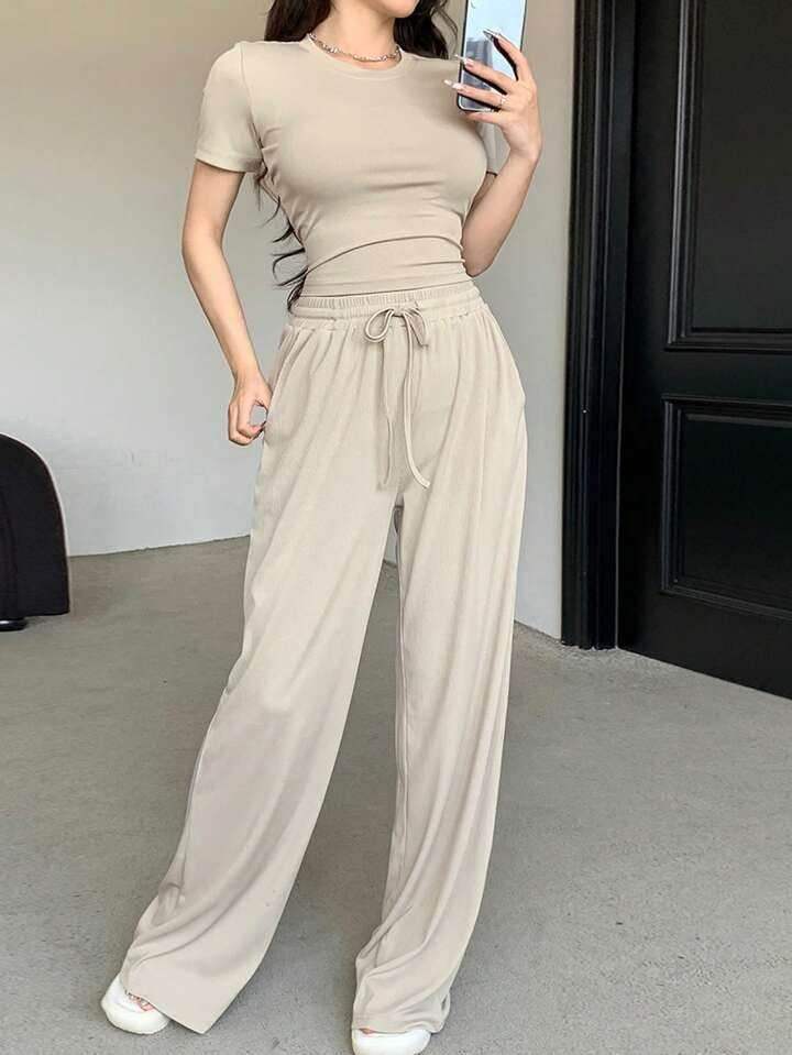 LT1K Wide-Leg Trouser.(Perfect For All Season)
