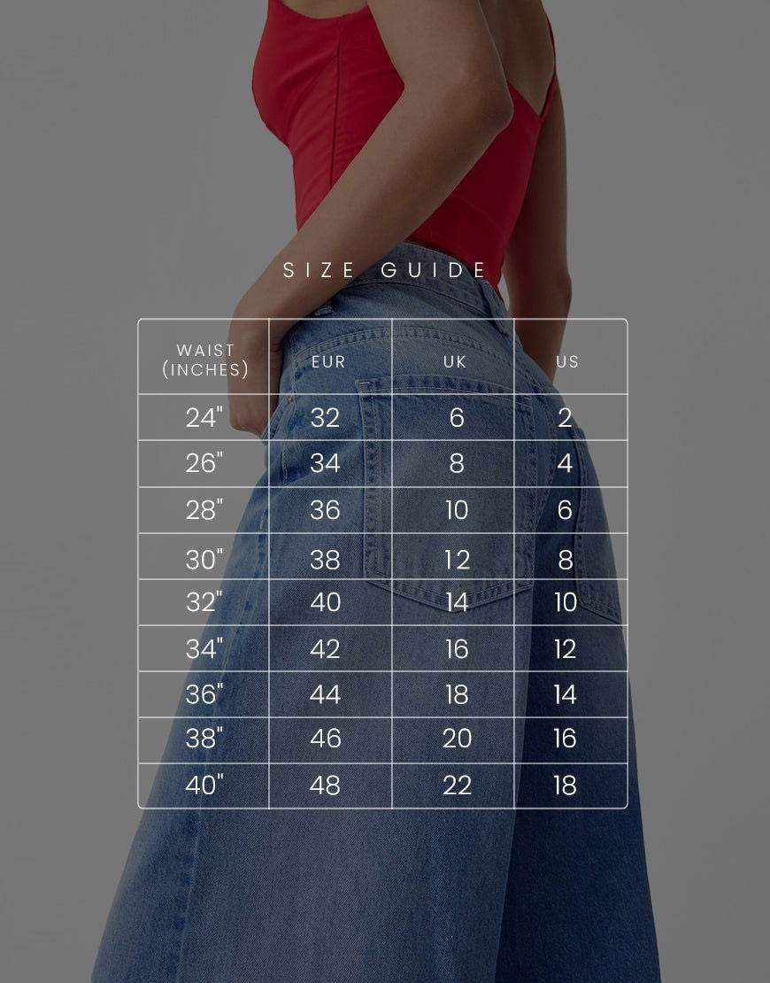 Bershka Light Blue High-Waisted Cargo Wide-Leg Jeans. - lessthan1thousand