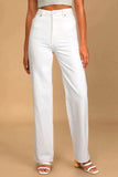 MANGO White High-Waist Loose Leg Jeans - lessthan1thousand