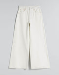 Zara White High-Waisted Wide-Leg Jeans. - lessthan1thousand