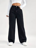 MNG Black High-Waist Loose  Jeans. - lessthan1thousand
