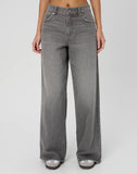 MNG Dark Grey Wide-Leg Jeans. - lessthan1thousand