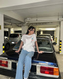 MNG Light Blue High-Waisted Cargo Wide-Leg Jeans. - lessthan1thousand