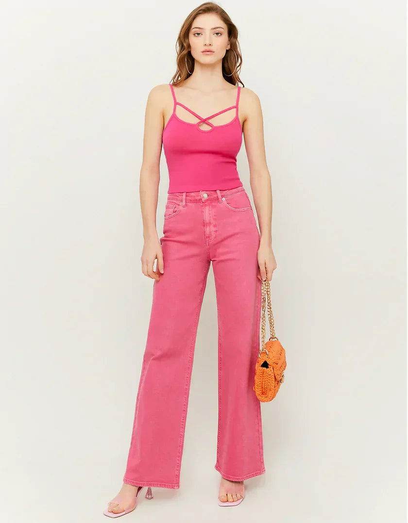 MNG Vintage Pink Loose Jeans (SOFT RIPPED) - lessthan1thousand