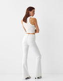 MNG White Flare Jeans - lessthan1thousand