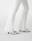 MNG White Flare Jeans - lessthan1thousand