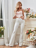Bershka White Flare Jeans. - lessthan1thousand