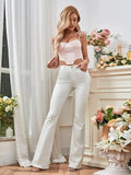 MNG White Flare Jeans. - lessthan1thousand