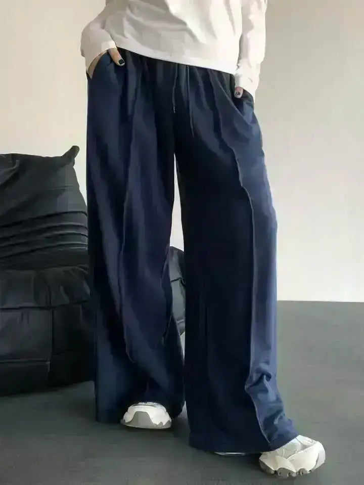 LT1K Front-Seam Wide-Leg Trouser (Perfect For All Season)