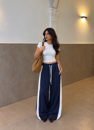 LT1K Side Panel Wide-Leg Trouser (Perfect For All Season)