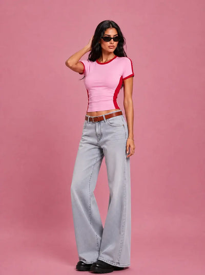 LT1K Contrast Panel T-Shirt