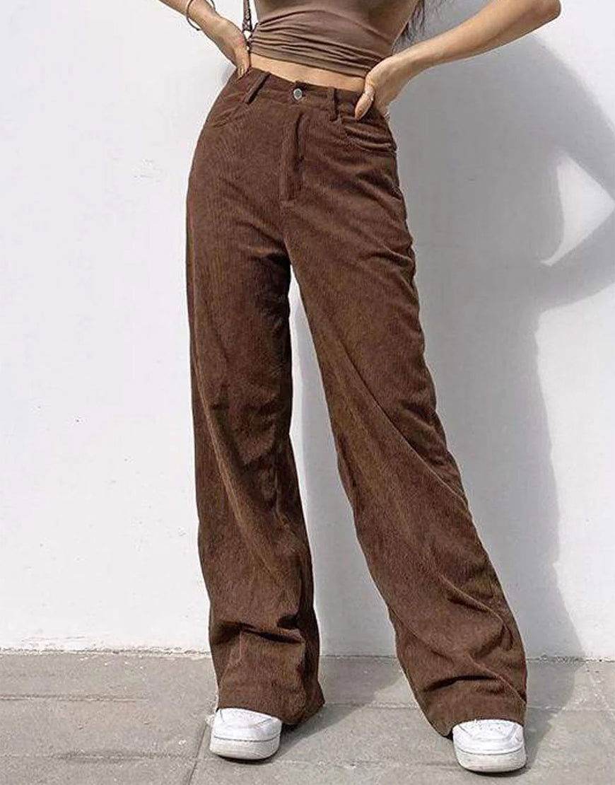 Rinse Brown Wide-Leg Jeans - lessthan1thousand