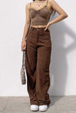 Rinse Brown Wide-Leg Jeans - lessthan1thousand
