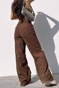 Rinse Brown Wide-Leg Jeans - lessthan1thousand