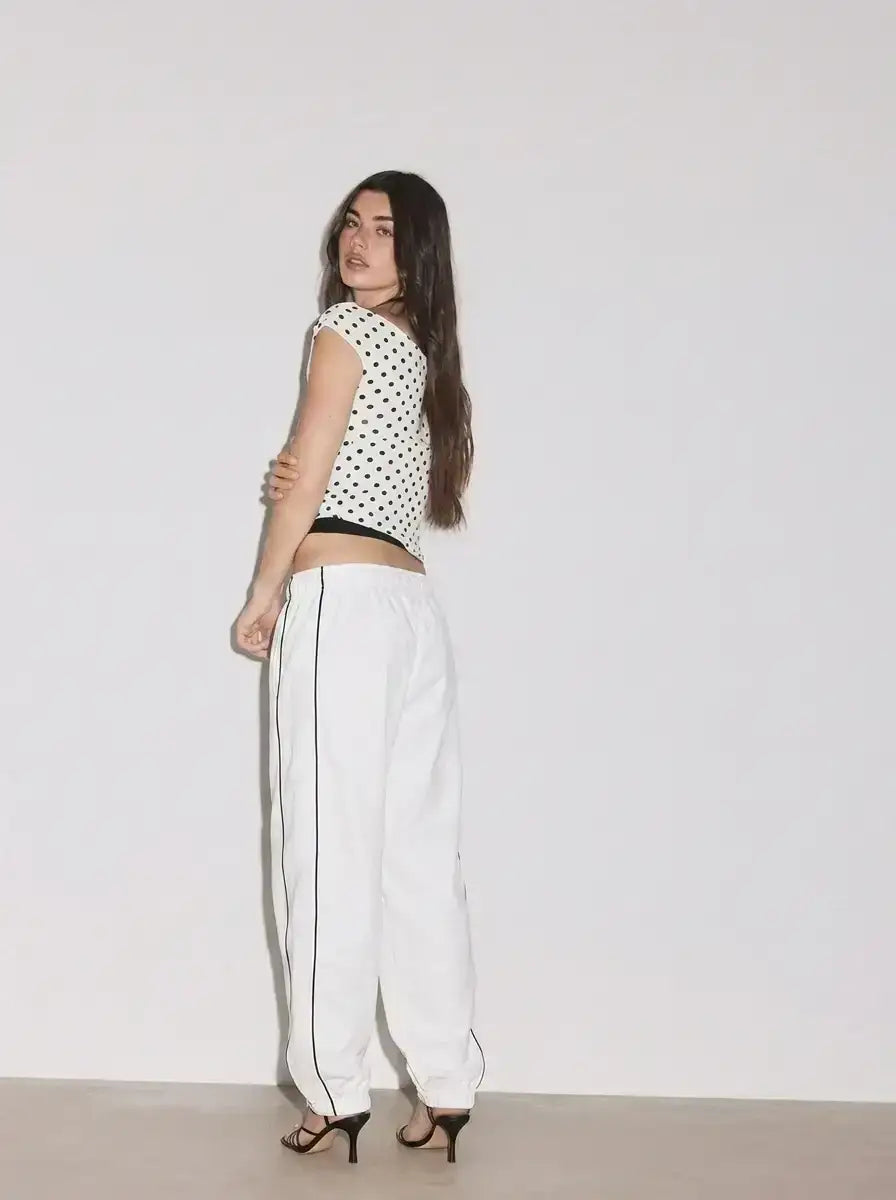LT1K Double Piping Baggy Jogger. (Perfect For All Season).