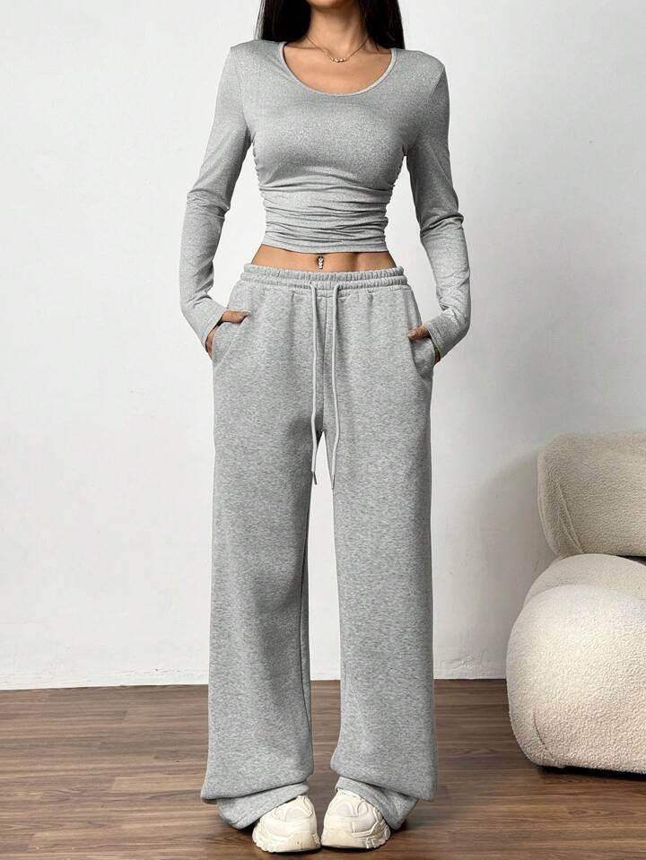 LT1K Wide-Leg Trouser.(Perfect For All Season)