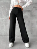 MNG Black High-Waist Loose  Jeans.