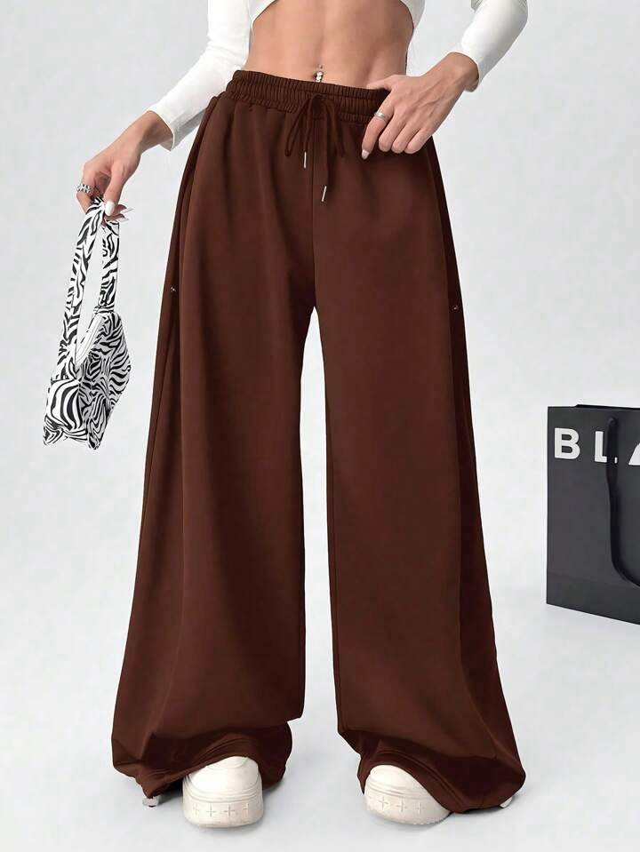 LT1K Brown Wide-Leg Trouser (Made For Summer).