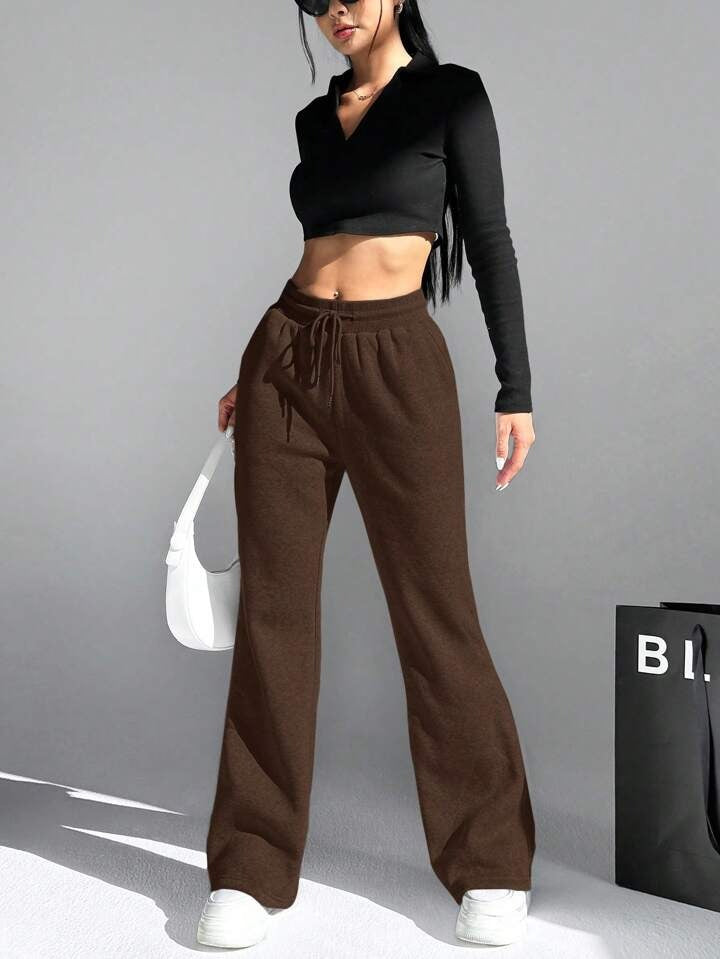 LT1K Brown Flare Trouser (Made For Summer)