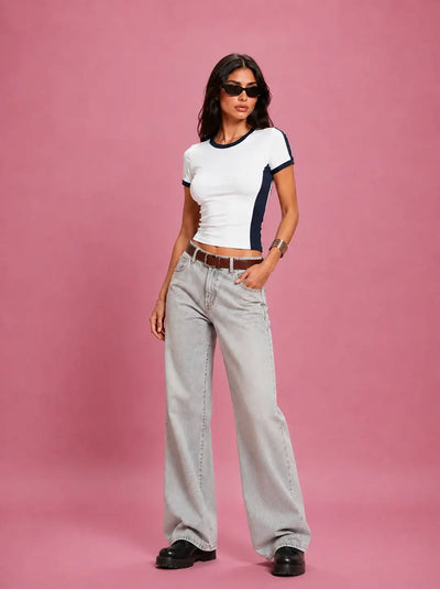 LT1K Contrast Panel T-Shirt