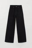 ZARA Black High-Waist Wide-Leg Jeans. - lessthan1thousand