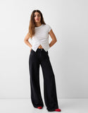 ZARA Faded Black High-Waist Wide-Leg Jeans. - lessthan1thousand