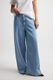 ZARA High-Waisted Light Blue Wide-Leg Jeans. - lessthan1thousand