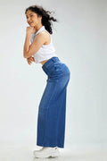 ZARA MID-Blue Wide Leg Jeans. - lessthan1thousand