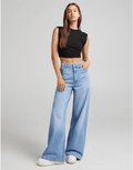 ZARA MID-Blue Wide Leg Jeans. - lessthan1thousand