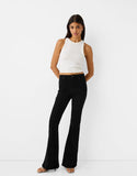 ZARA Pure Black High-Waisted Flare Jeans. - lessthan1thousand