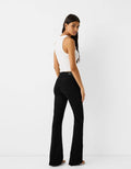 ZARA Pure Black High-Waisted Flare Jeans. - lessthan1thousand
