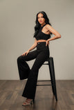 ZARA Pure Black High-Waisted Flare Jeans. - lessthan1thousand