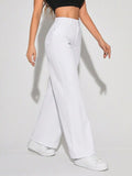 Zara White High-Waisted Wide-Leg Jeans. - lessthan1thousand