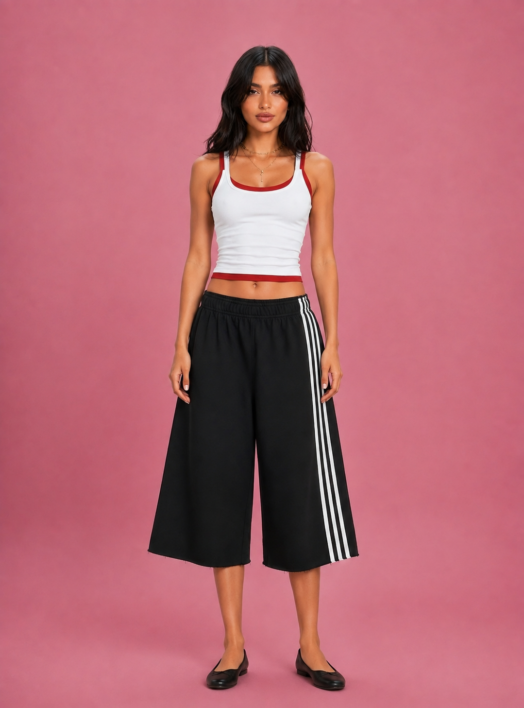 LT1K Front- Back Stripe Jorts