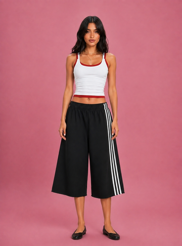 LT1K Front- Back Stripe Jorts