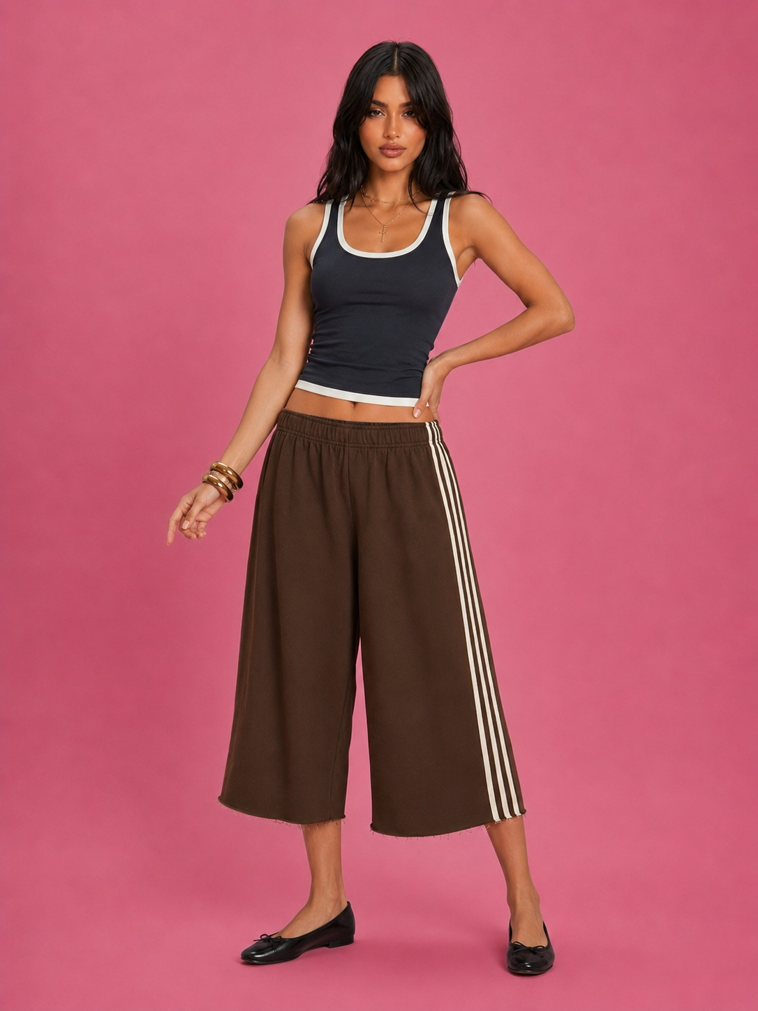 LT1K Front- Back Stripe Jorts