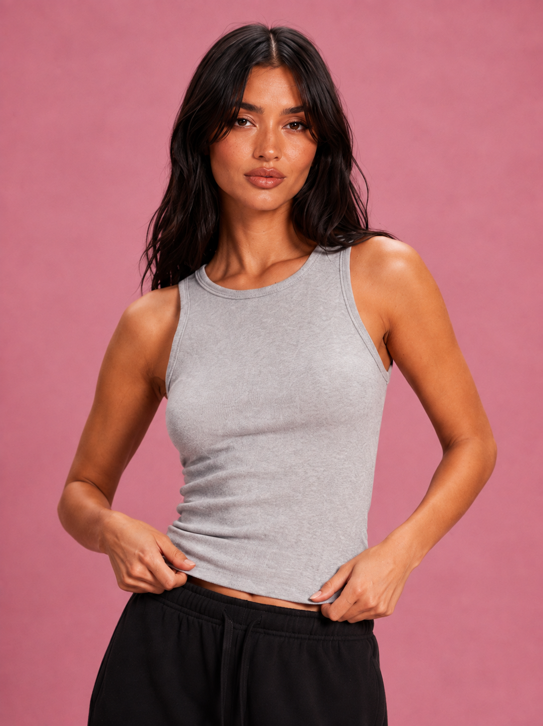 LT1K Basic Slim Tank Top