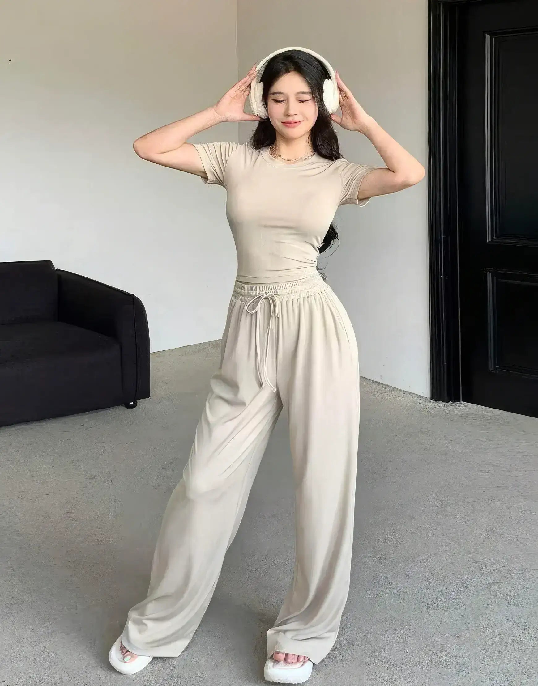 LT1K Wide-Leg Trouser.(Perfect For All Season)