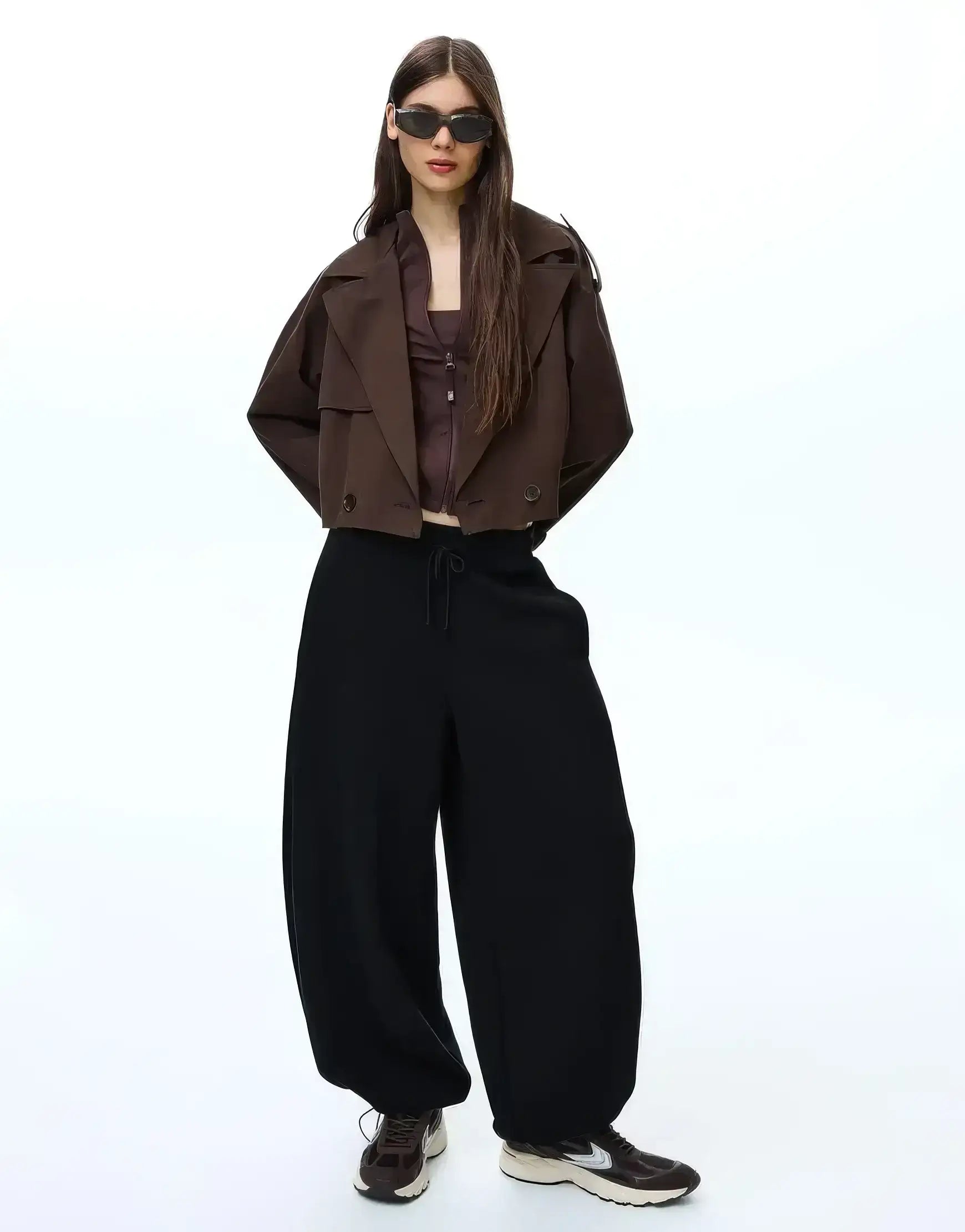 LT1K Baggy Trouser With Stopper Finish On Hem.(Perfect For All Season)