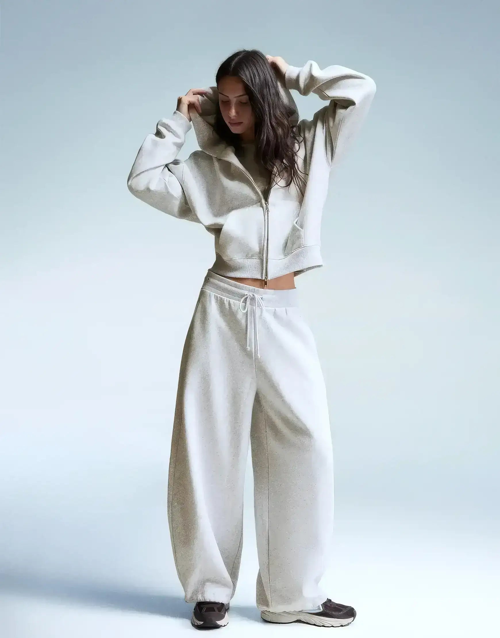 LT1K Baggy Trouser With Stopper Finish On Hem.(Perfect For All Season)